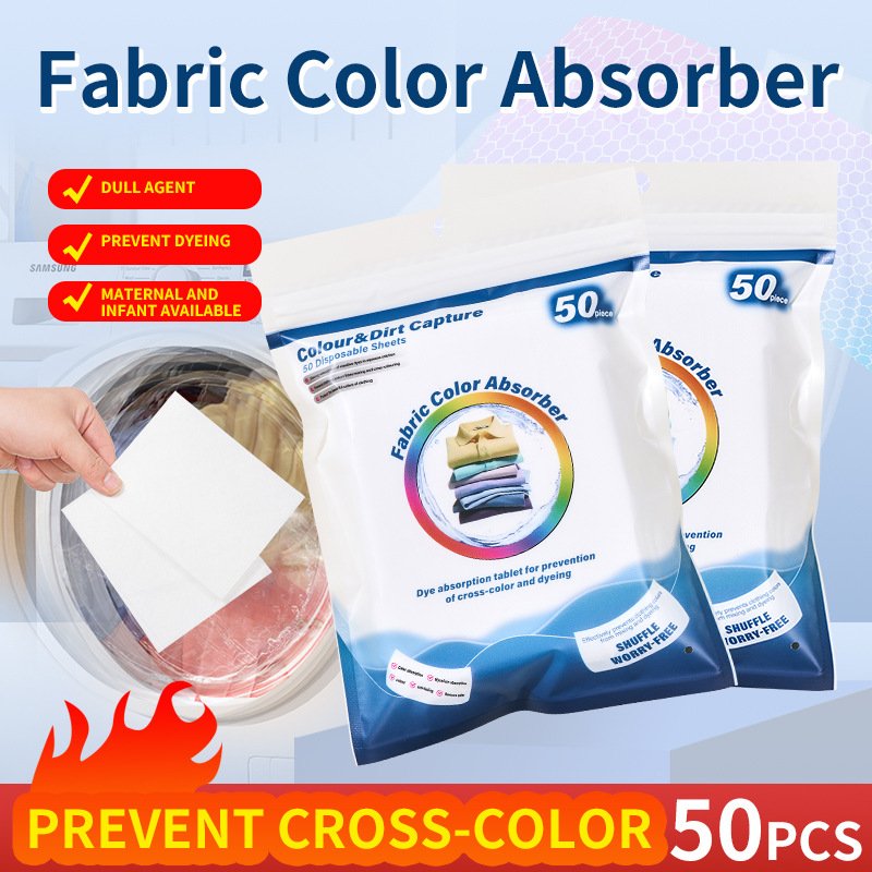 Household anti-staining laundry sheets